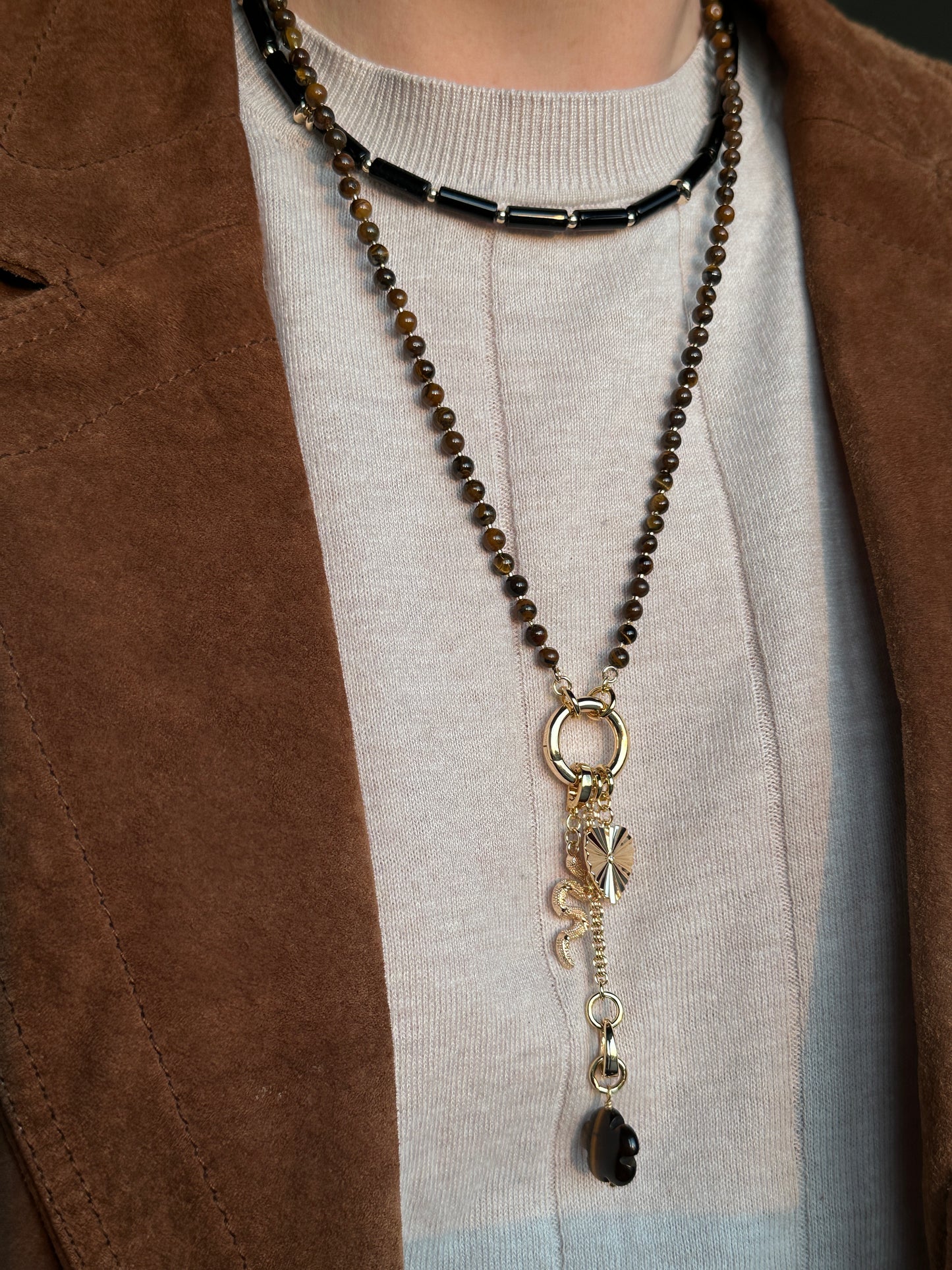 BLACK AGATE necklace