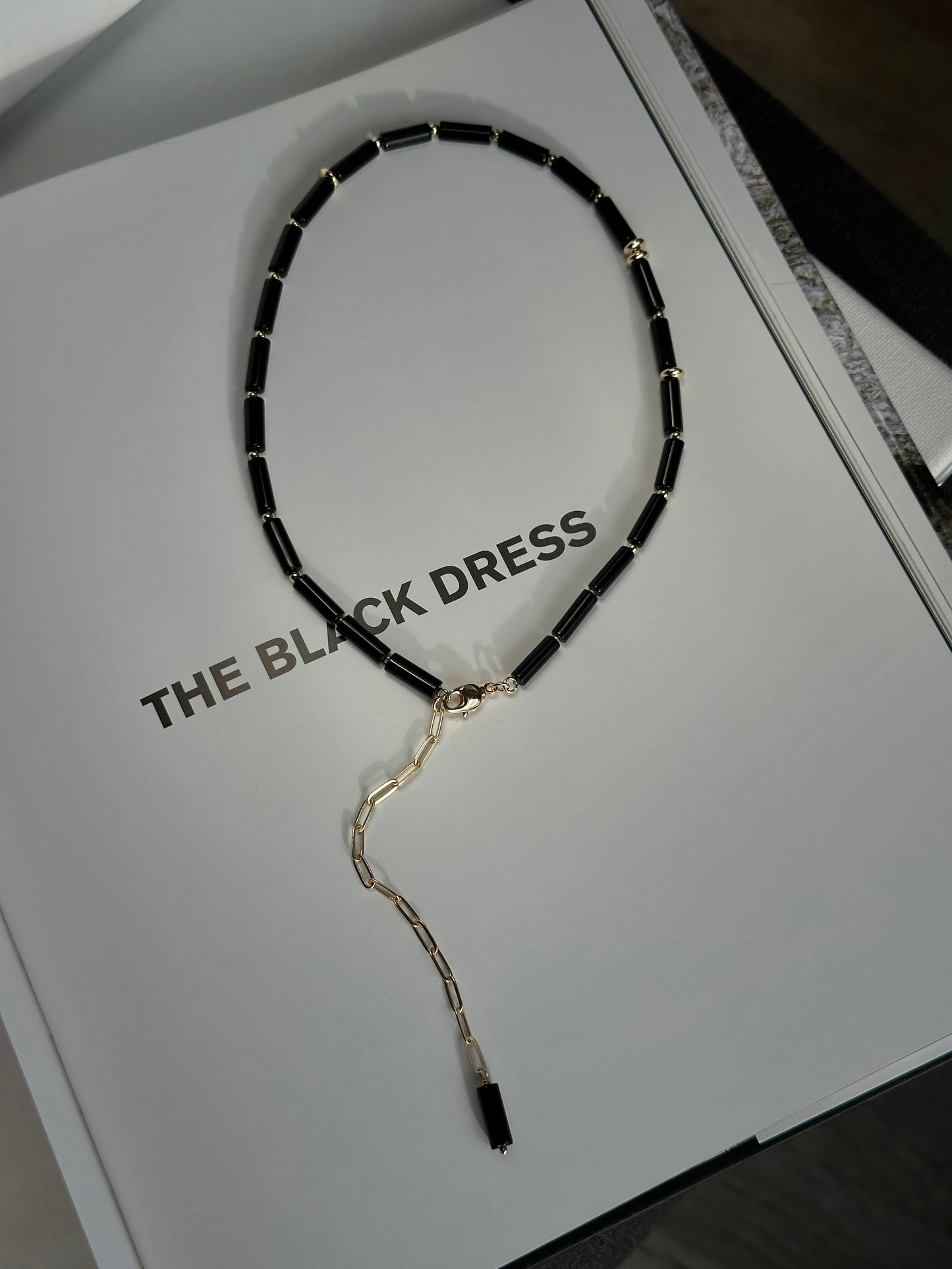 BLACK AGATE necklace