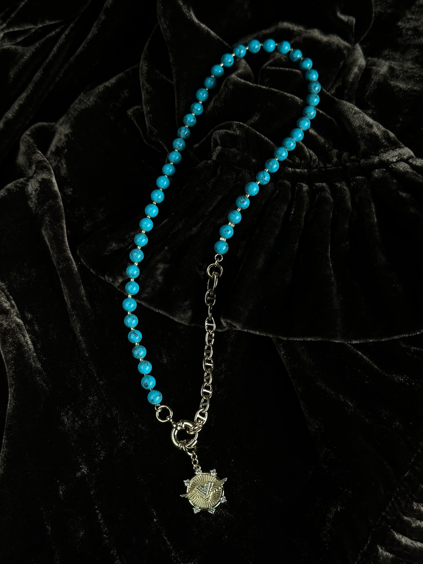BLUE WING necklace