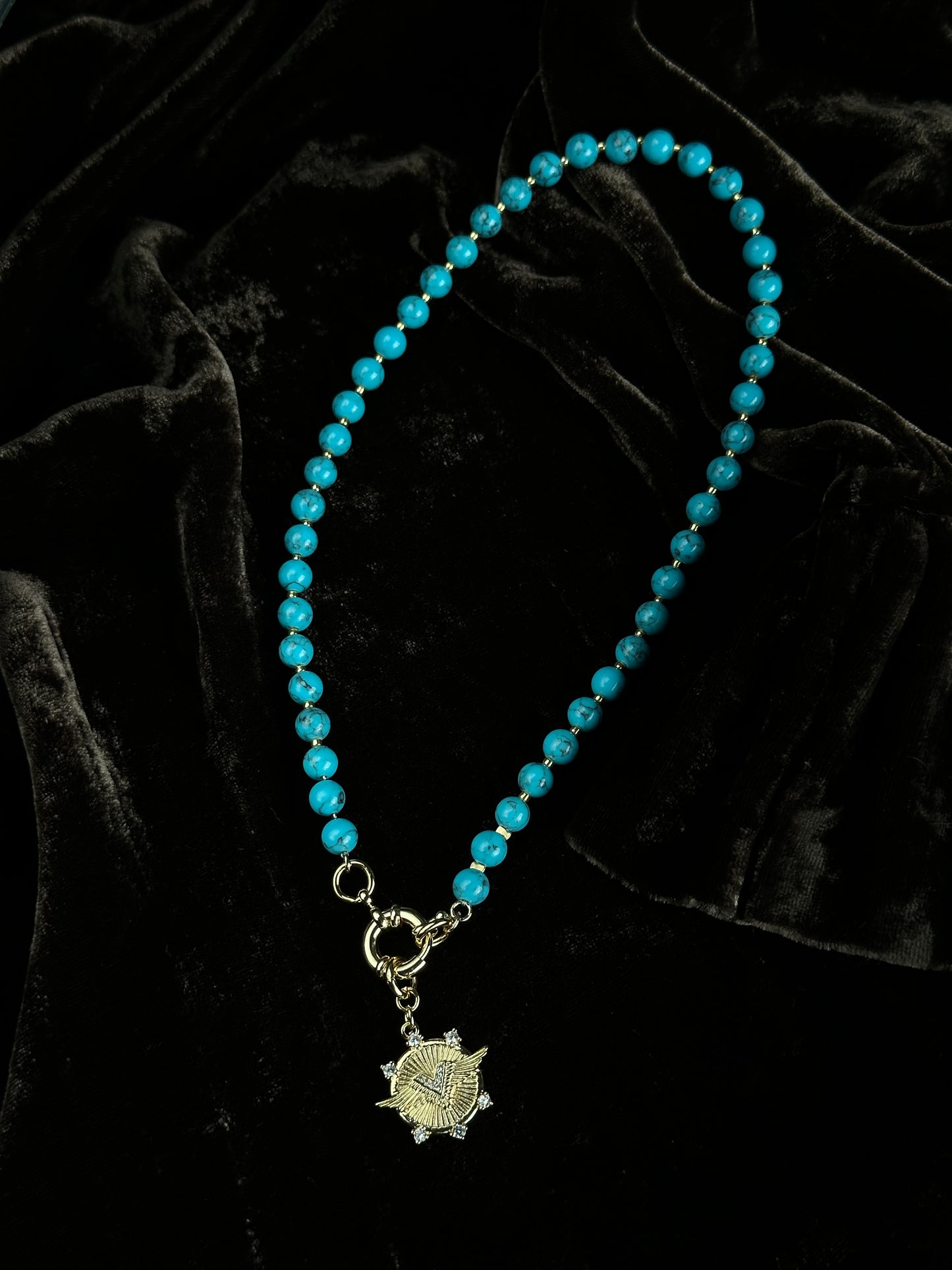 BLUE WING necklace