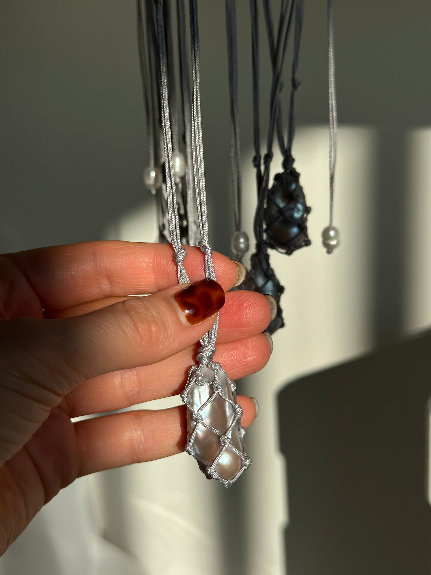 CAGE SILVER necklace