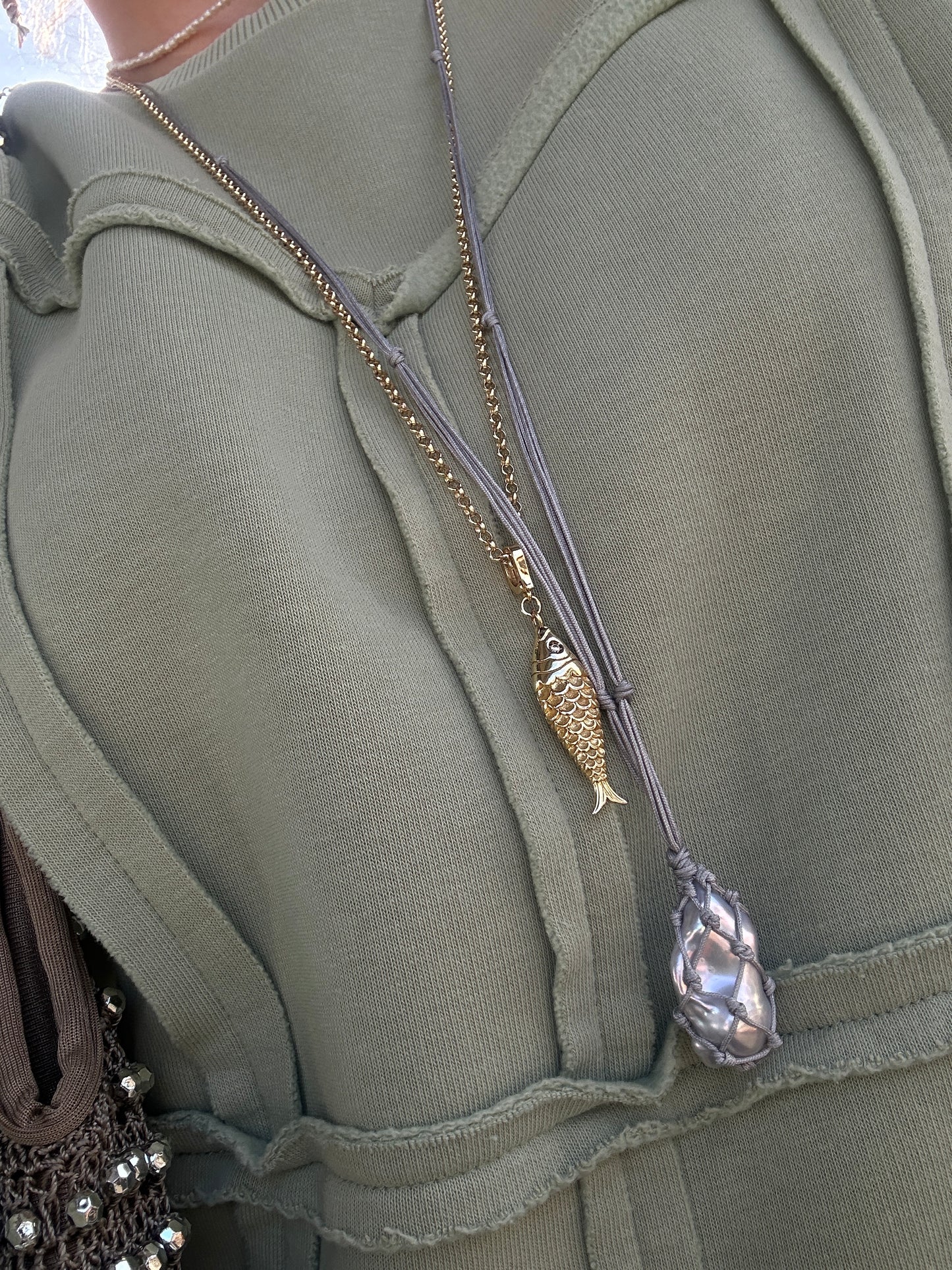 CAGE SILVER necklace