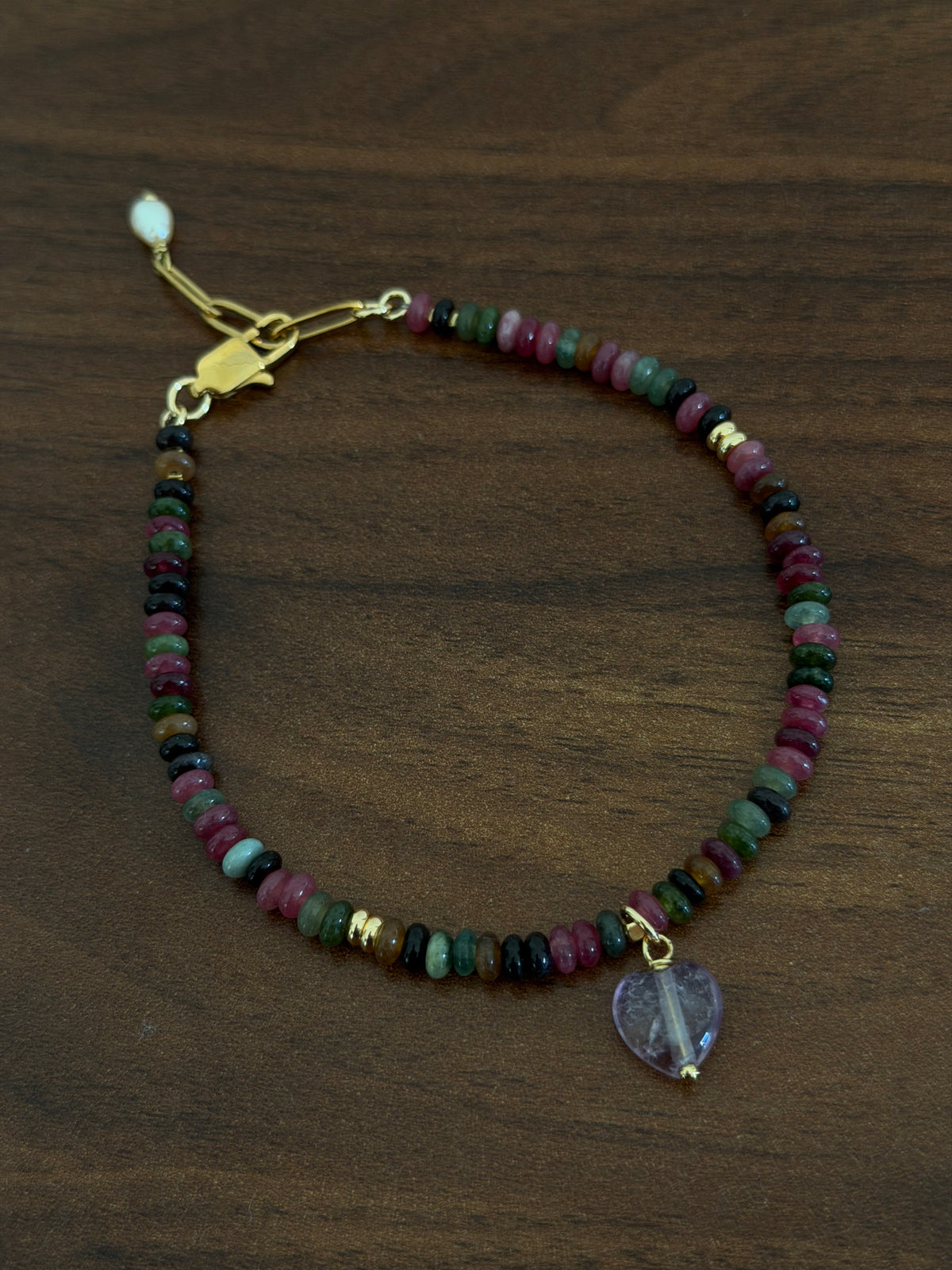 CANDY HEART anklet