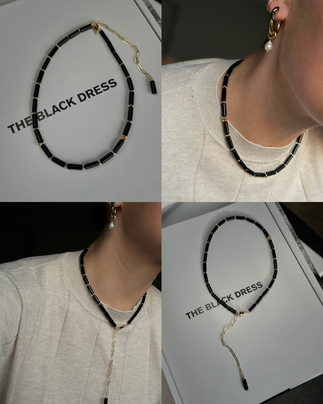 BLACK AGATE necklace
