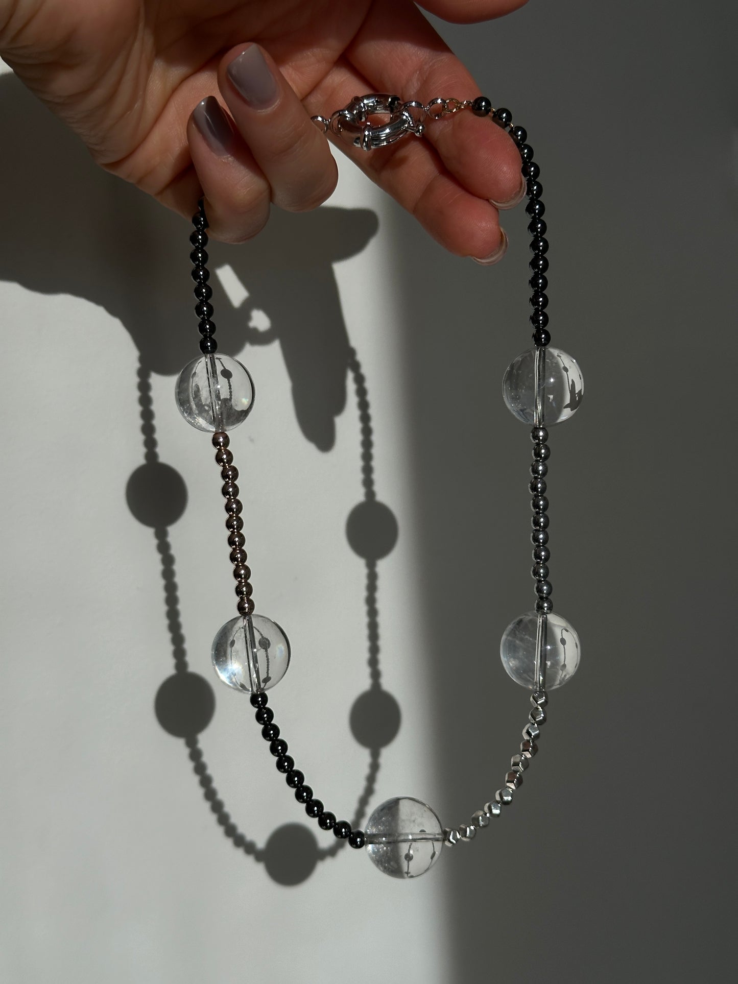 METALLIC BUBBLE necklace
