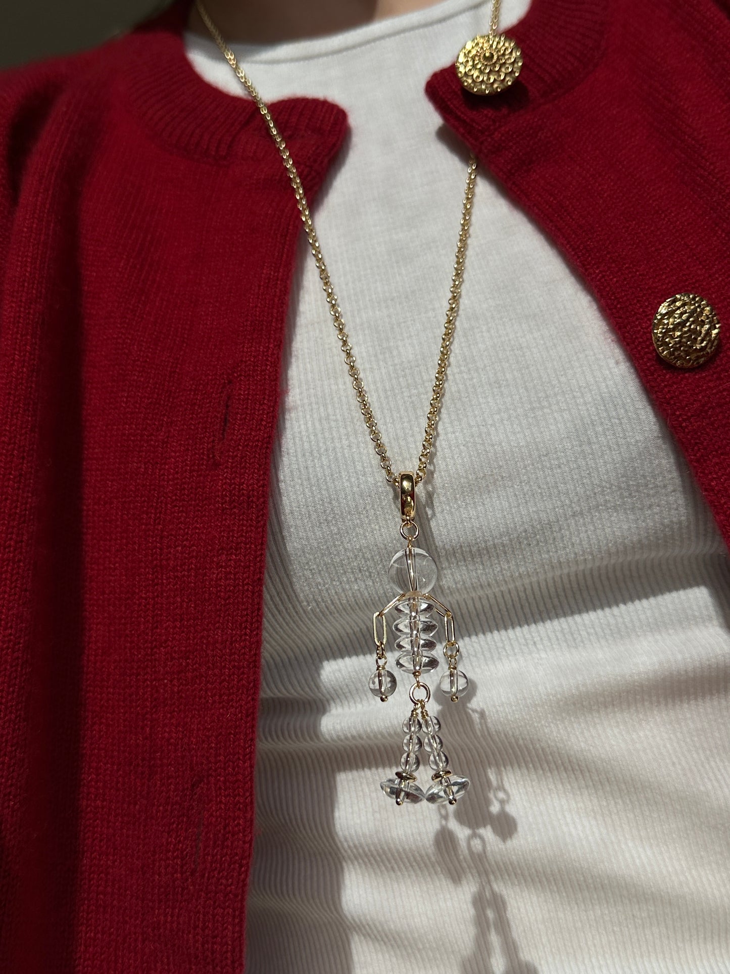 CRYSTAL MAN necklace