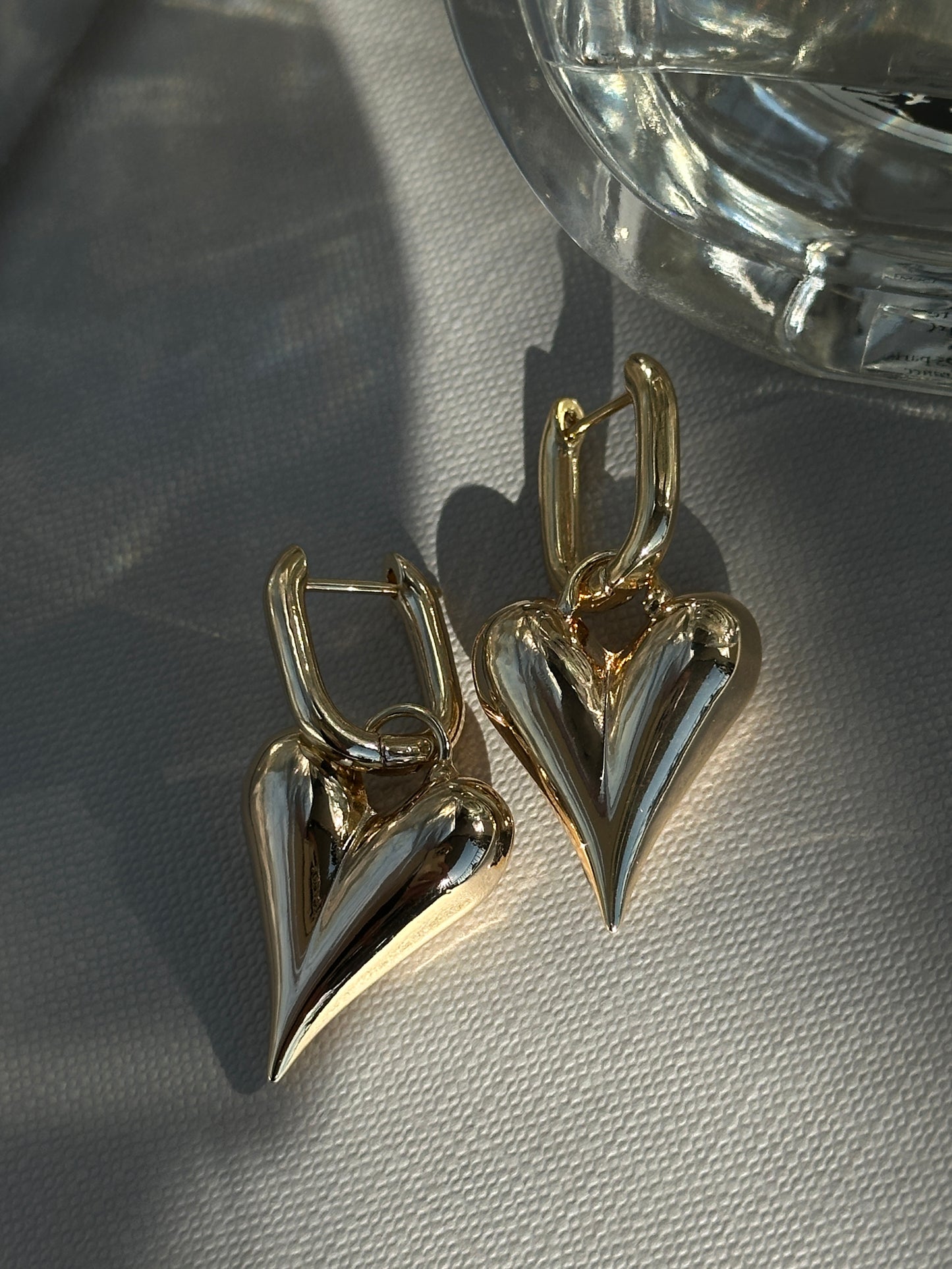 BIG HEART earrings