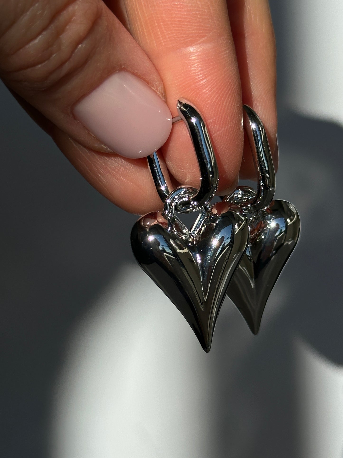 BIG HEART earrings