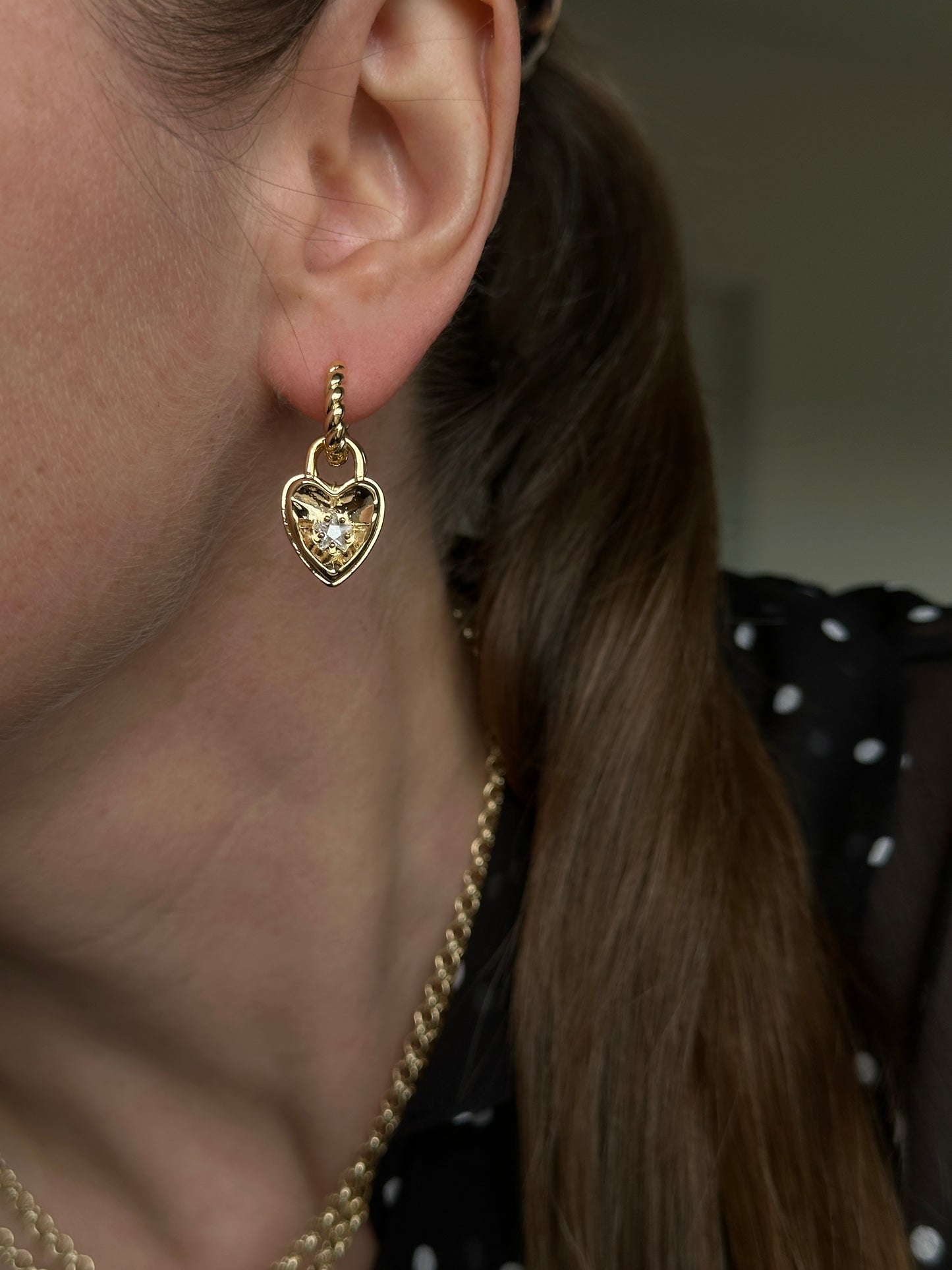 HEART LOCKER earrings