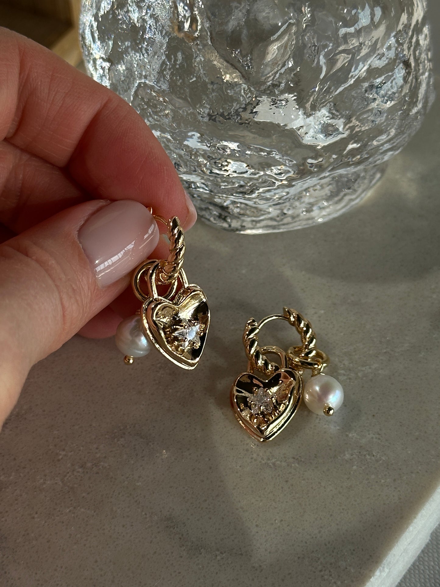 HEART LOCKER earrings