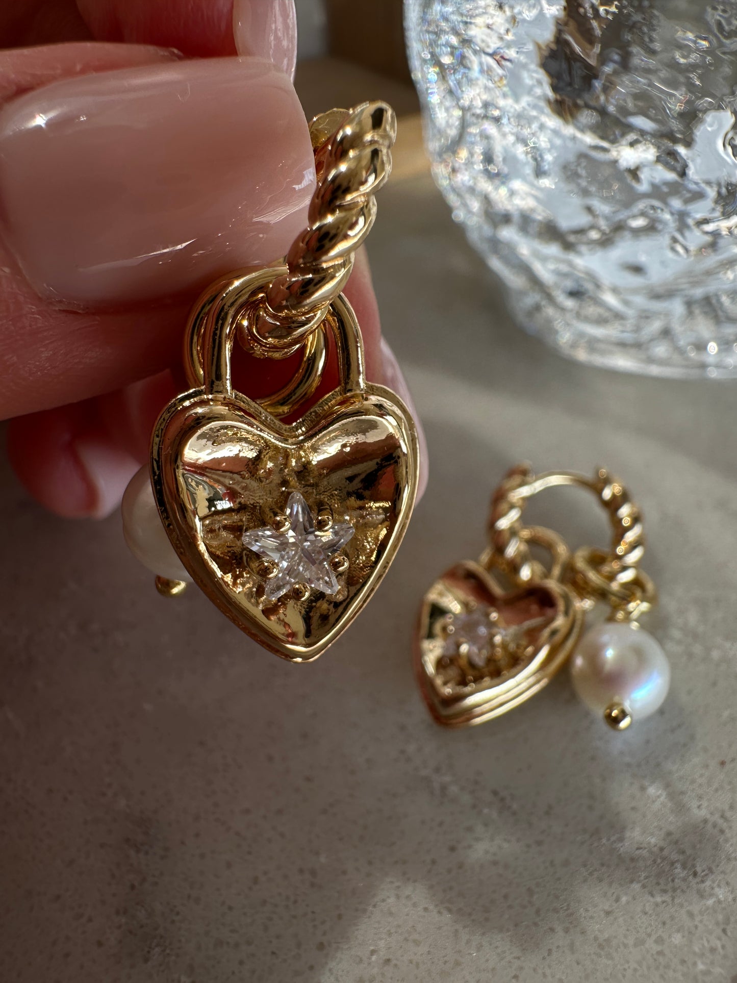 HEART LOCKER earrings