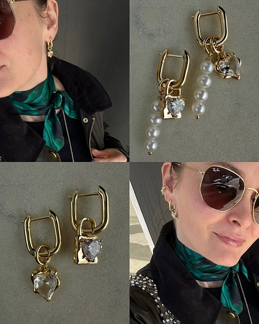 LOVE LOCK earrings