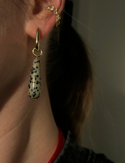 STONE DROP earrings