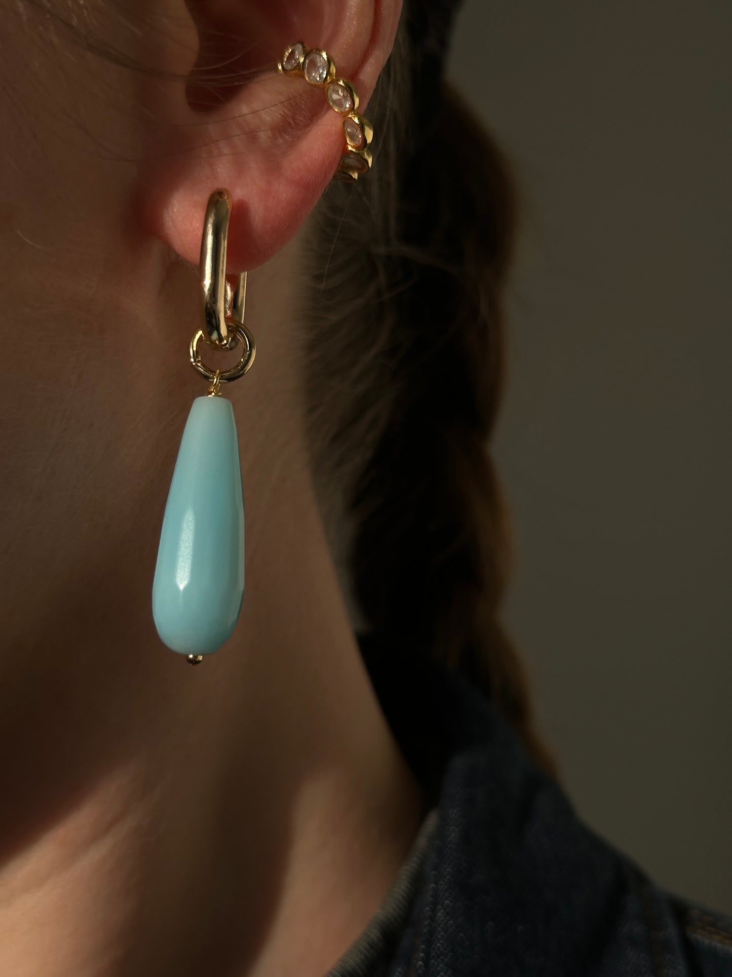 STONE DROP earrings