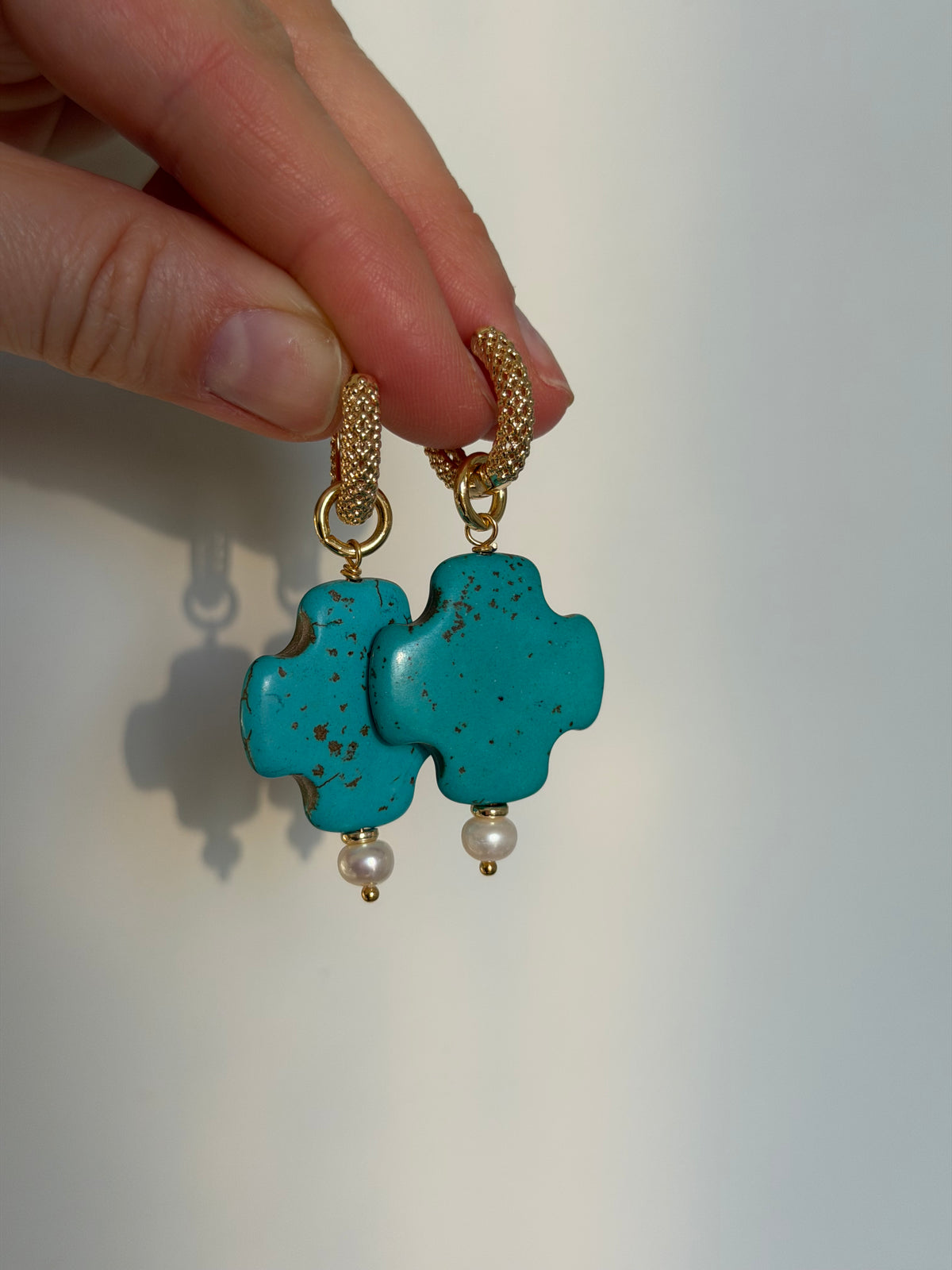 LAGOON CROSS earrings