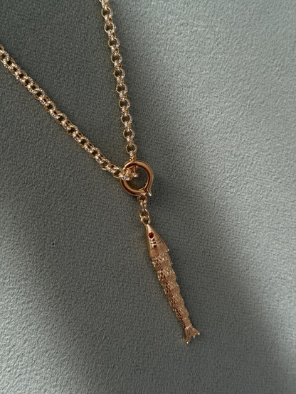 NEEDLE FISH necklace