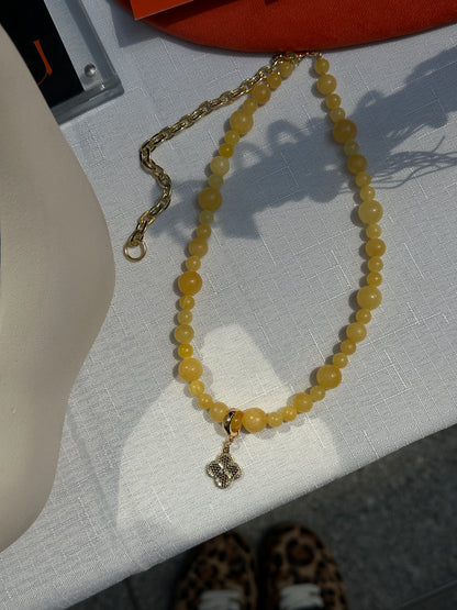 BUTTER YELLOW necklace