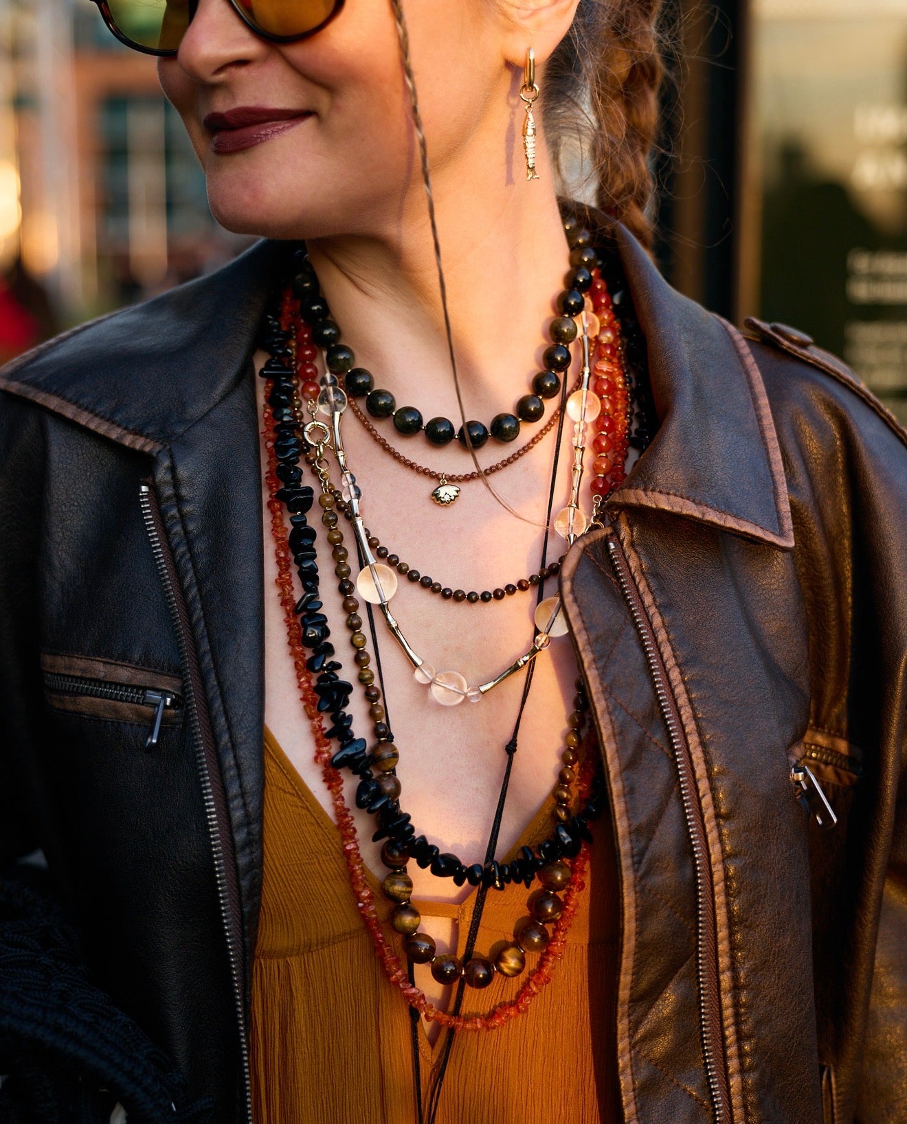 BAMBOO BUBBLE necklace