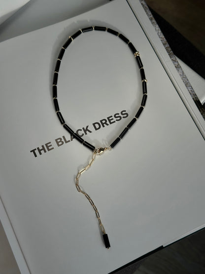 BLACK AGATE necklace