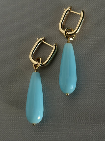 STONE DROP earrings