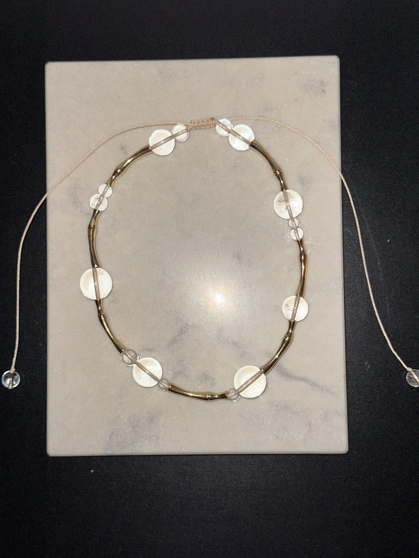 BAMBOO BUBBLE necklace