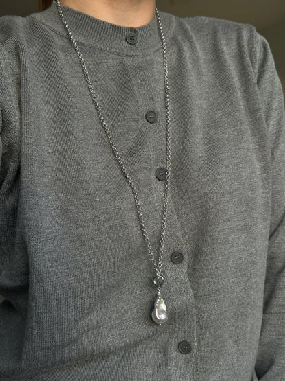 BAROQUE GREY necklace