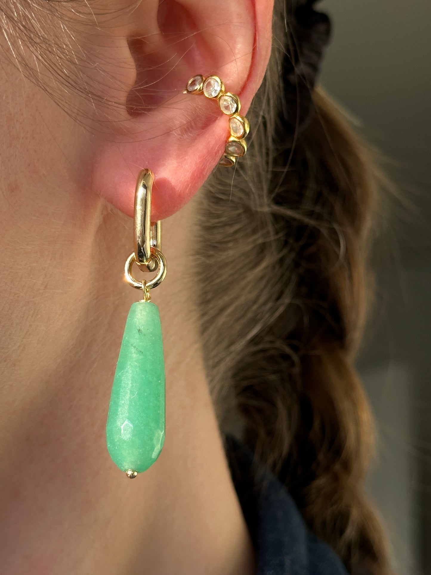 STONE DROP earrings