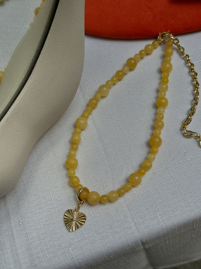 BUTTER YELLOW necklace