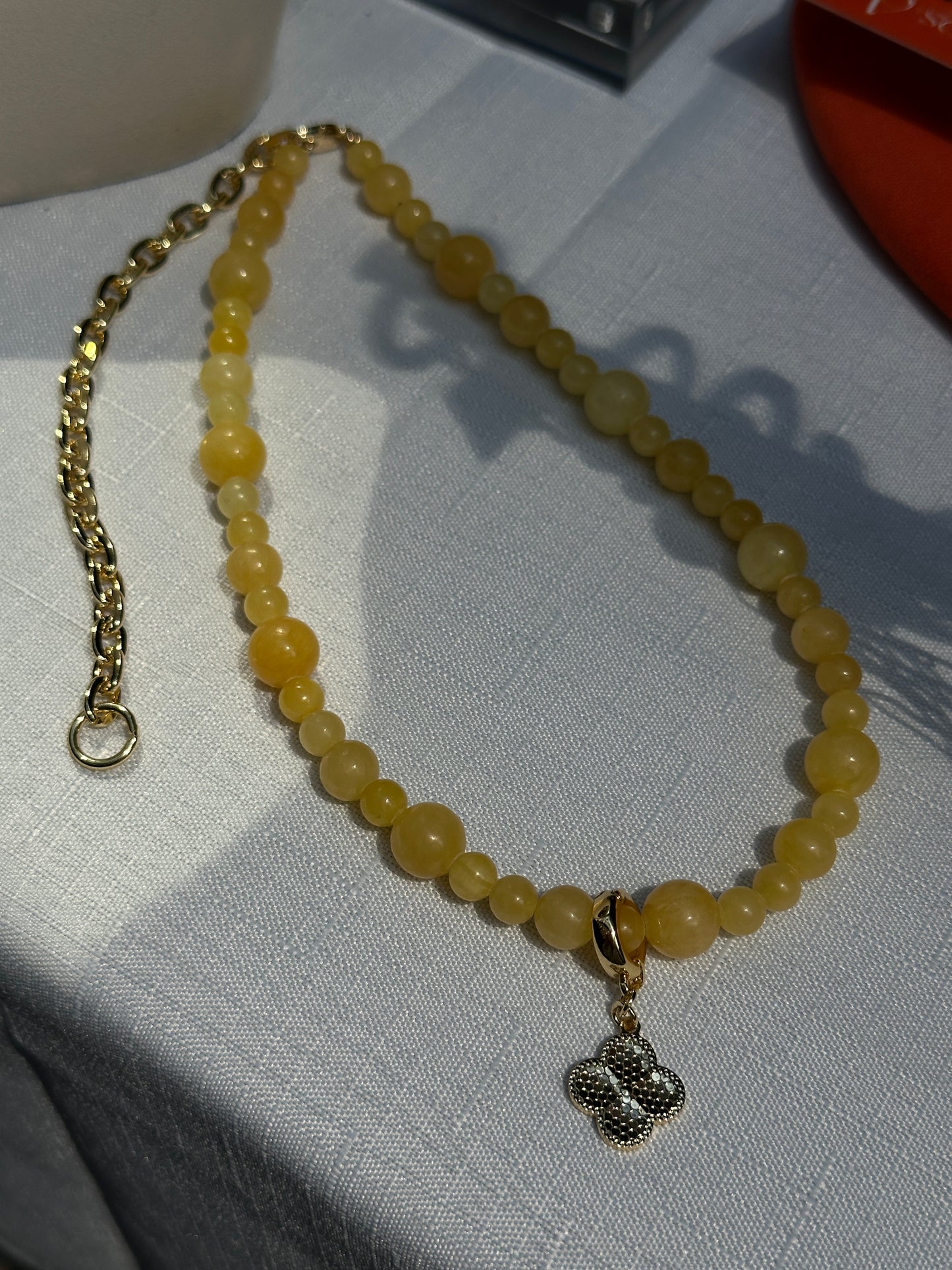 BUTTER YELLOW necklace