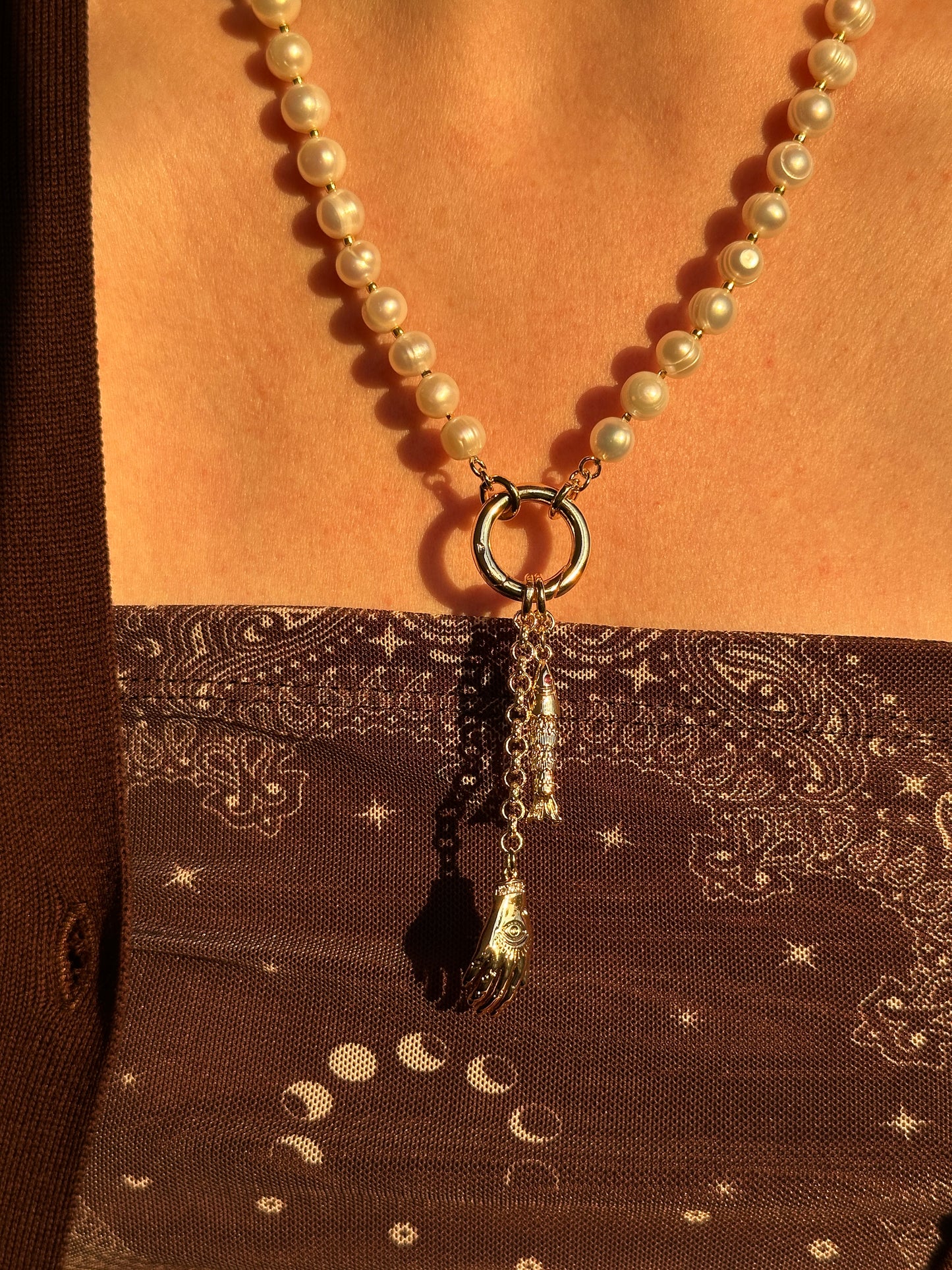 PEARLS&CHARMS necklace