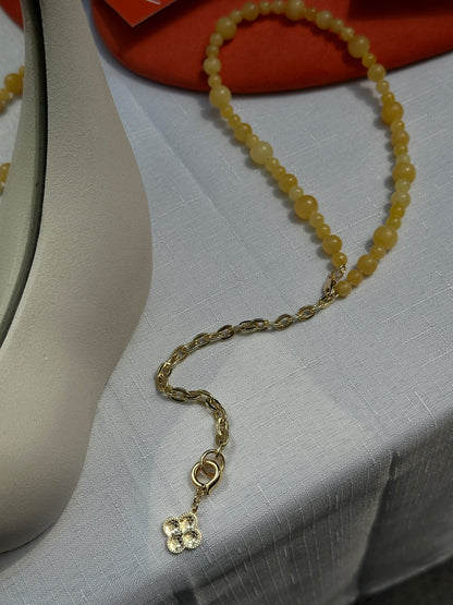 BUTTER YELLOW necklace