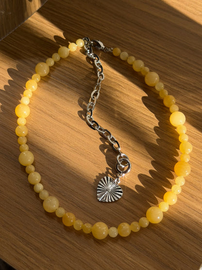BUTTER YELLOW necklace