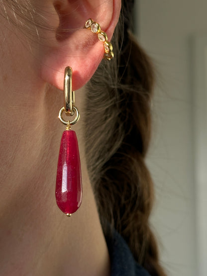 STONE DROP earrings