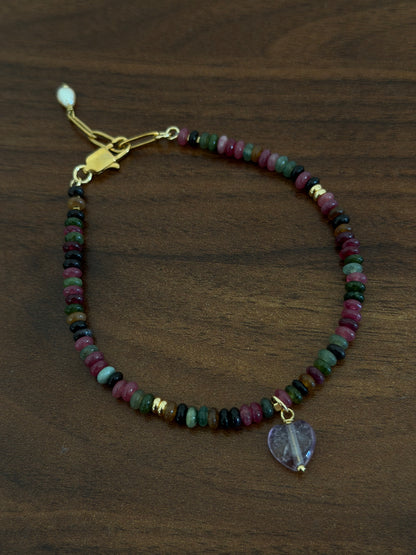 CANDY HEART anklet
