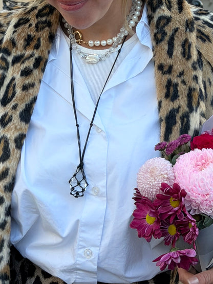 CRYSTAL CAGE necklace