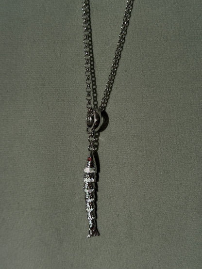 NEEDLE FISH necklace