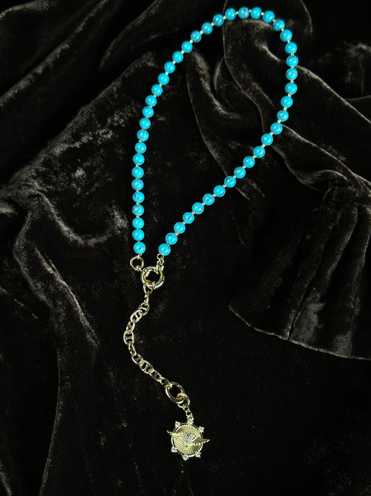 BLUE WING necklace