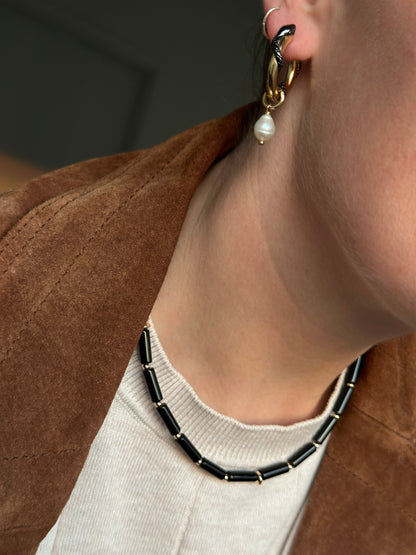 BLACK AGATE necklace