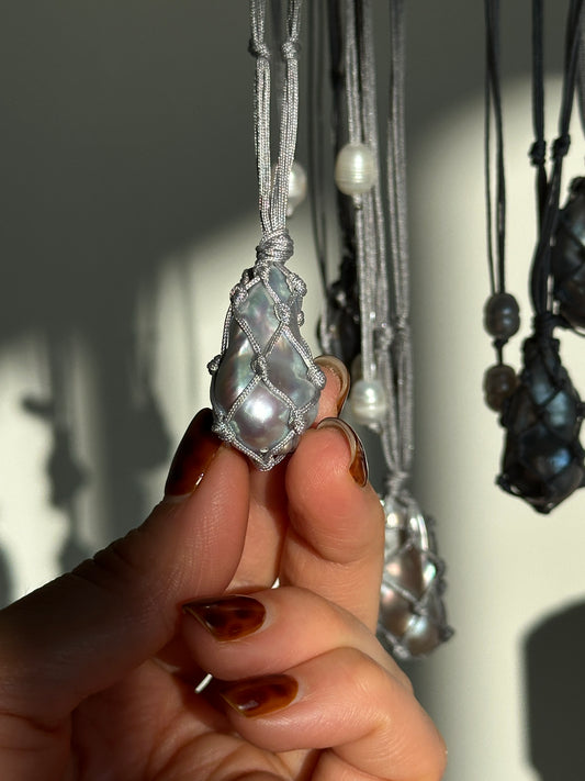 CAGE SILVER necklace