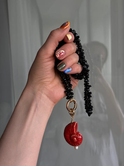 RED CONCH necklace