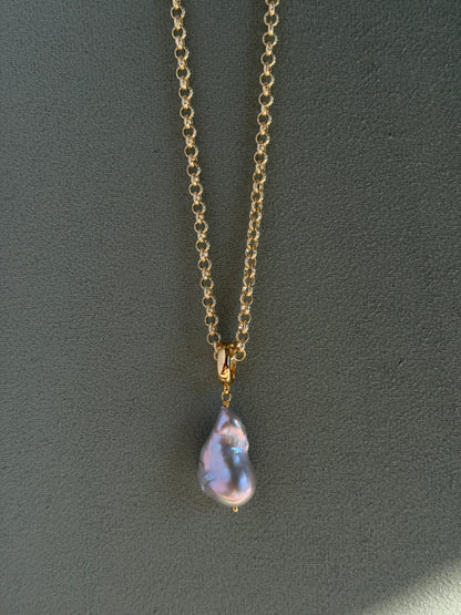 BAROQUE GREY necklace