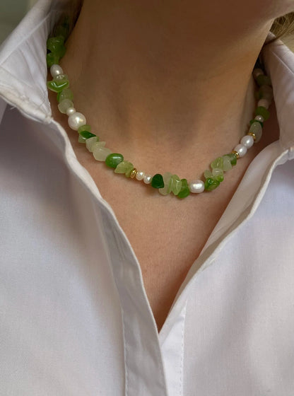 GREEN APPLE necklace