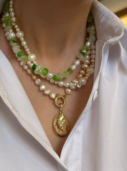GREEN APPLE necklace