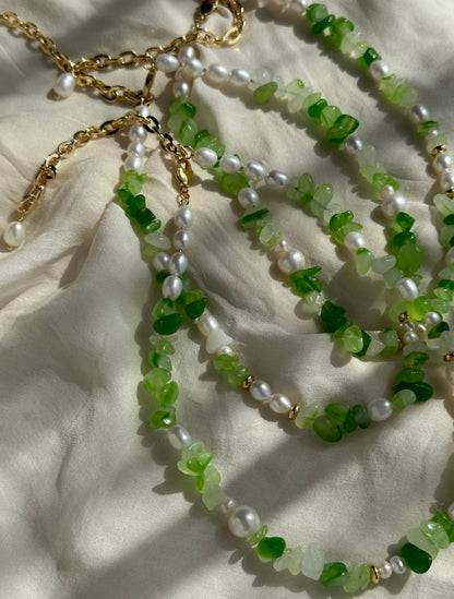 GREEN APPLE necklace