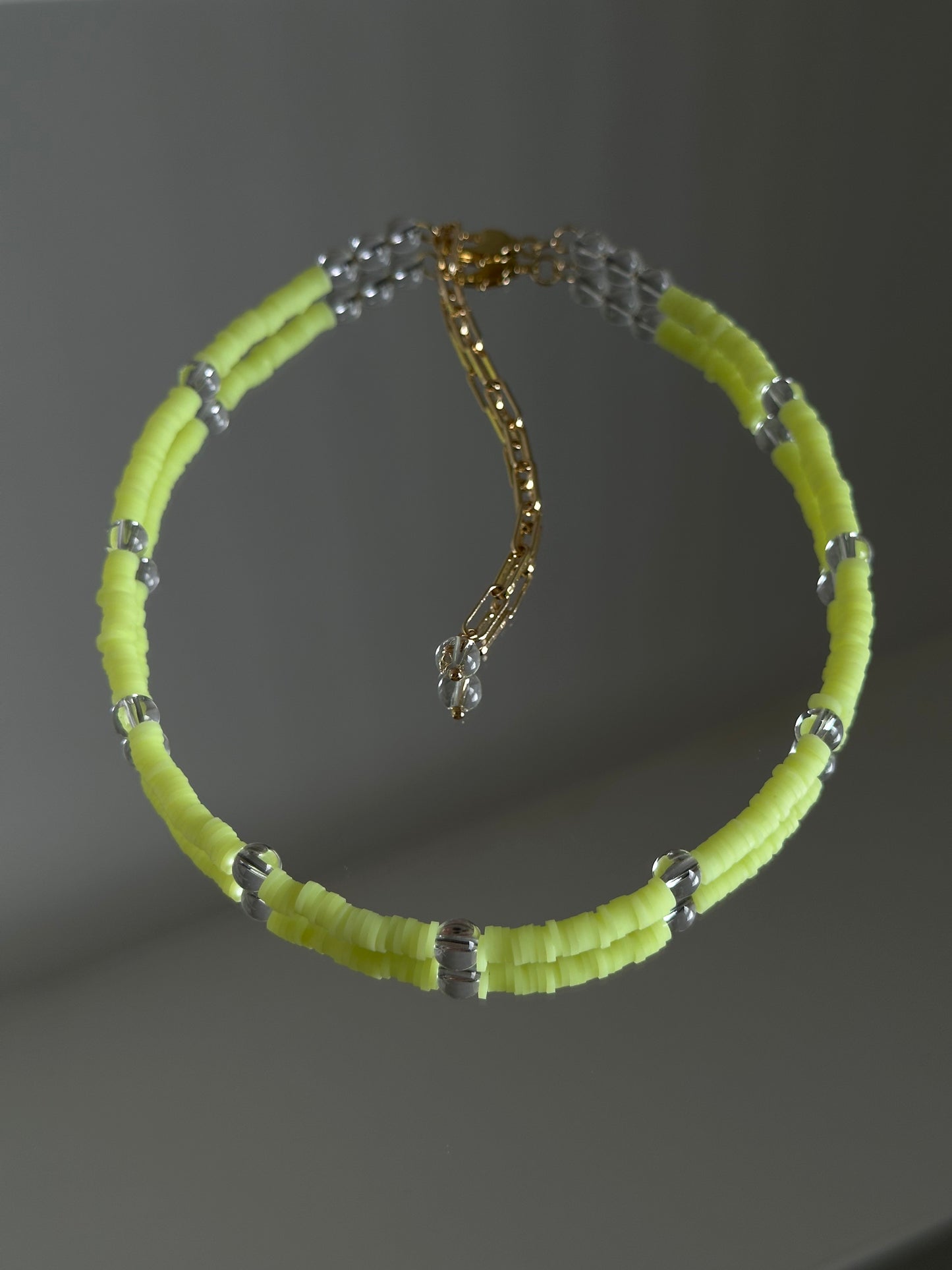 NEON GREEN necklace