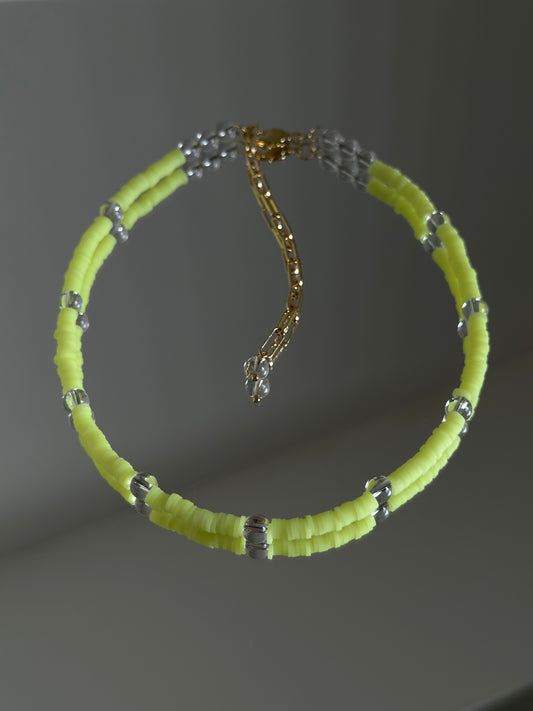 NEON GREEN necklace