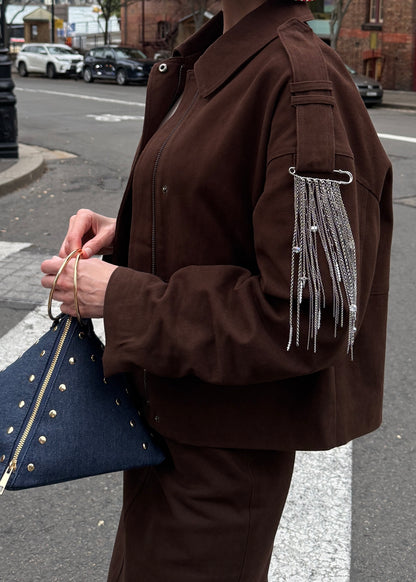 RAIN OR SHINE brooch