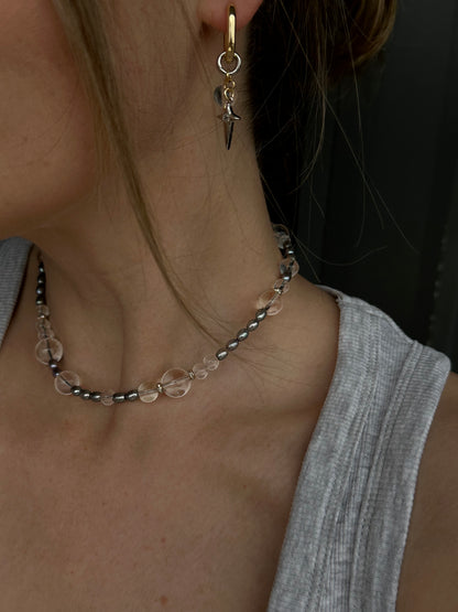 SILVER BUBBLE necklace