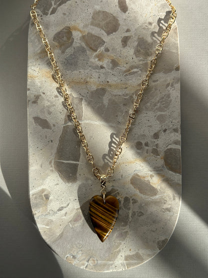 TIGER HEART necklace