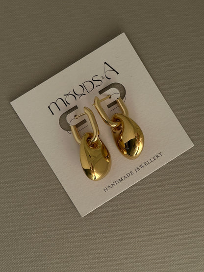 GOLD DROP earrings